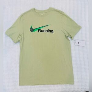 Nike Men's Light Green Running Tee